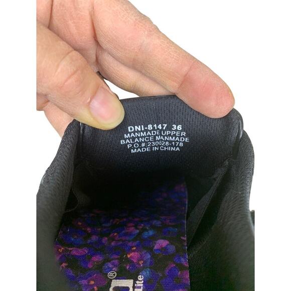 Alegria Danni Jet Black Vegan Leather Clogs EU 36 US 6-6.5 - Picture 9 of 9